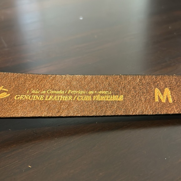 IZETTE Croc Embossed Leather Belt with Double C Two Tone Belt Buckle - Picture 8 of 15